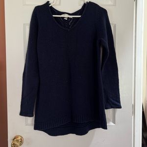 Navy Blue Lauren Conrad Sweater w/ Back Details